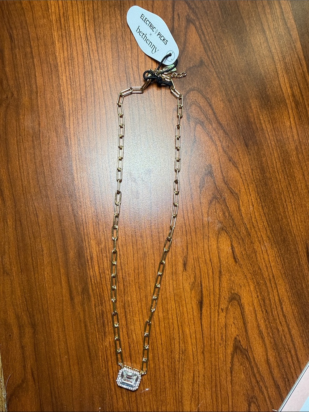 Electric Picks SHHH necklace Bethenny Frankel colab